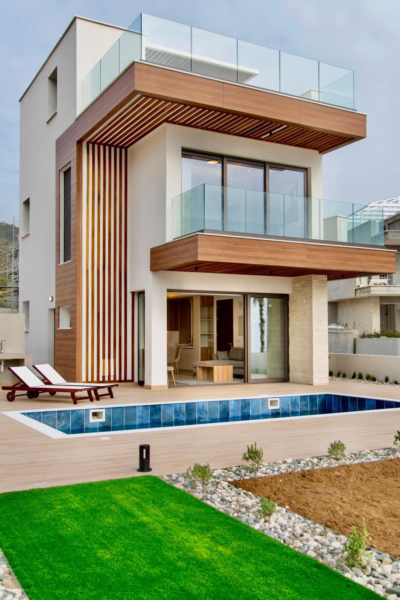 Santa Barbara Seafront Villas W Jacuzzi Pool Пафос Екстериор снимка